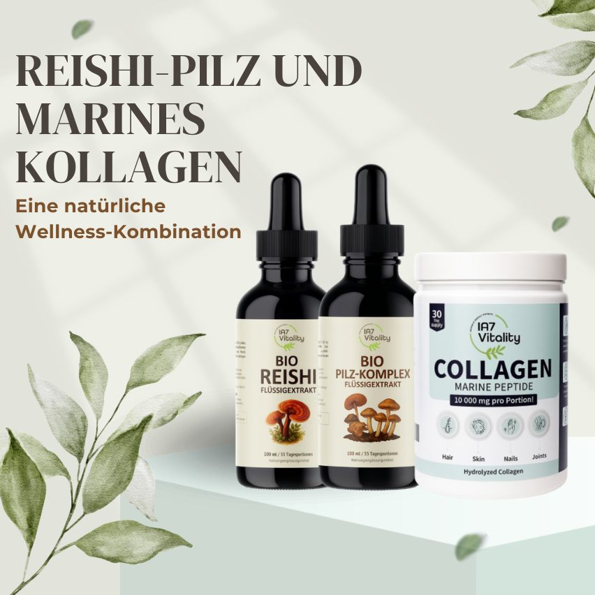Reishi-Pilz & Marines Kollagen