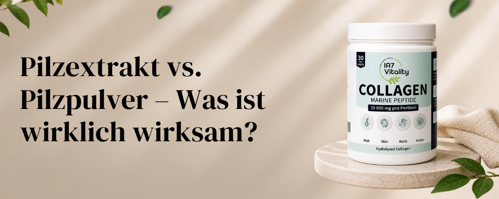 pilzextrakt vs pilzpulver